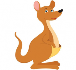 Kangaroo Baby Animal Clipart | Commercial Use Aussie Nursery ...