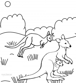 Printable Kangaroo Coloring Pages For Kids | Cool2bKids