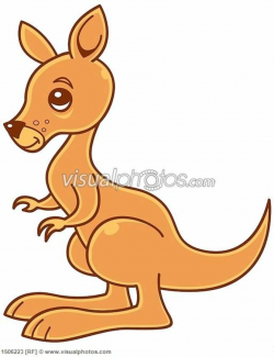 Cute Kangaroo Cartoon Character | Kangaroo drawing, Easy ...