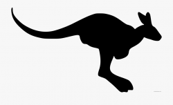 Kangaroo Silhouette Clip Art Free At Getdrawings - Kangaroo ...
