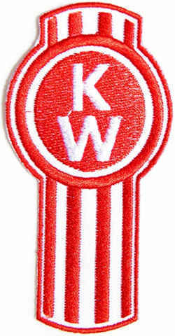 KW KENWORTH Truck Logo Sign AMG Sport Car Racing Patch Sew Iron on Applique  Embroidered T shirt Jacket BY SURAPAN