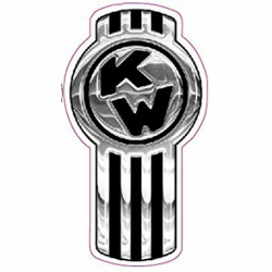 Graphics Inc Sign Kenworth Badge Version 2 Chrome Decal 5\