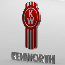 Kenworth logo 3D Model in Parts of auto 3DExport