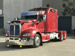 Headlight With Chrome Reflector with Light Bar for Kenworth T370,T270 T700,  T660