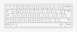 Medium Image - Computer Keyboard Clipart Black And White ...
