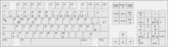 Free Clipart: German computer keyboard layout | Anonymous
