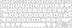 Computer keyboard QWERTY Typing MacBook Keyboard layout ...
