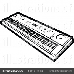 Music Keyboard Clipart #1289847 - Illustration by Vector ...