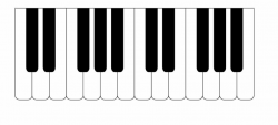 Piano Keyboard Clipart | Piano pictures, Piano, Piano keys