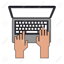 Keyboard Clipart typing 28 - 1300 X 1300 Free Clip Art stock ...