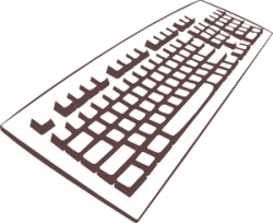 Keyboard clip art (117134) Free SVG Download / 4 Vector