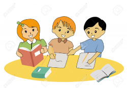 Kids studying clipart 2 » Clipart Station