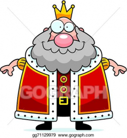 Vector Stock - Cartoon king smiling. Clipart Illustration ...