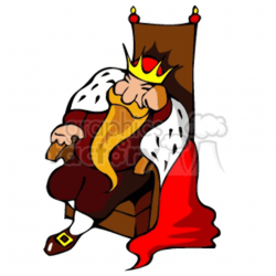 King holding a wand clipart. Royalty-free GIF, JPG, PNG, WMF ...