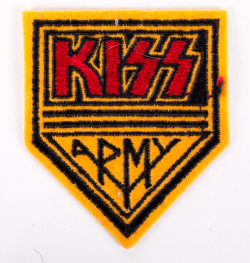 KISS Patch - KISS Army Logo, Red fill