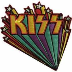Amazon.com: Kiss Logo Star Banners - Sew Iron on ...