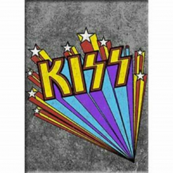 Details about KISS, Star Banner Logo - Refrigerator MAGNET, Licensed  Artwork, 2.5\