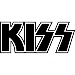 Kiss Band Decal Sticker - KISS-BAND-LOGO