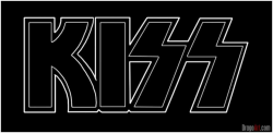 How To Draw Kiss Letters, Step by Step, Band Logos, Pop ...