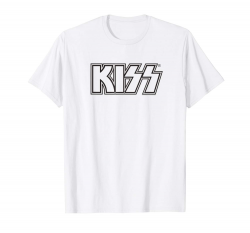 Amazon.com: KISS - Outline Logo T-Shirt: Clothing