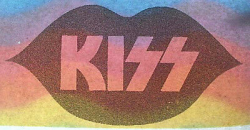 KISS T-SHIRT IRON ON LOGO BAND REAL VINTAGE GENE ACE PAUL ...