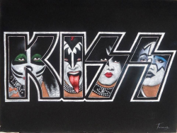 The KISS (band) Block on Yardsellr photo Kiss Band Logo,Gene ...