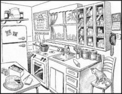 Kitchen Clipart – Clipartaz – Free Clipart Collection within ...