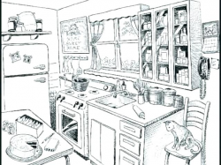 kitchen clipart black and white – loveoxygen.info