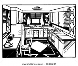Kitchen Clip Art Black And White | Clipart Panda - Free ...