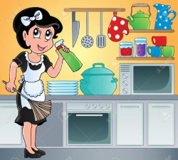 Clean kitchen clipart 2 » Clipart Station