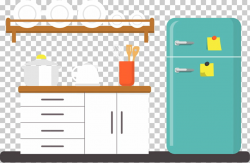 Kitchen Furniture Refrigerator, Kitchen PNG clipart | free ...