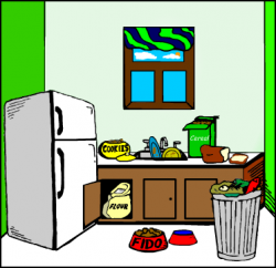 Clip Art Messy Kitchen Clipart - Clip Art Library