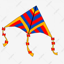 Beautiful Kite Colorful Kite Illustration Cartoon Kite Red ...