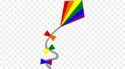 Kite clipart rainbow, Kite rainbow Transparent FREE for ...
