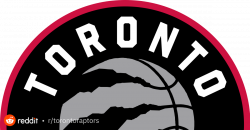 Today I realized the Raptors logo is literally a basketball ...