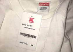 Details about Supreme Kmart Blank T-Shirt White Size Small (S) Supreme New  York FW17 Box Logo