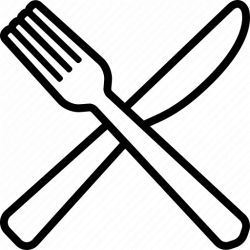 Download for free 10 PNG Fork and knife clipart crossed over ...