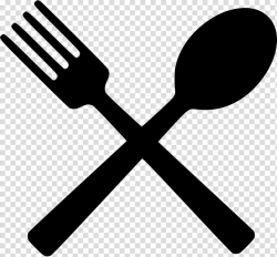 Silhouette of spoon and fork , Computer Icons Eating ...