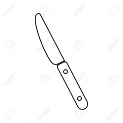 Knife clipart outline, Knife outline Transparent FREE for ...
