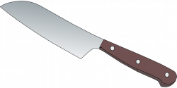 Drawing a large sharp knife free image