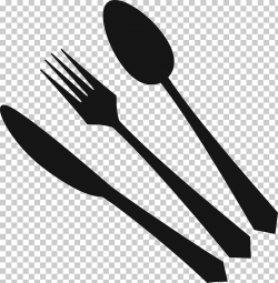 Knife Fork Spoon, Black simple knife and fork PNG clipart ...