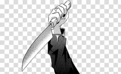 Renders Anime, female anime holding knife transparent ...