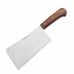 Wooden Handle 13 inch Meat Cleaver with Full Tang Blade