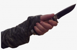 Female Hand Stock - Knife In Hand Transparent Transparent ...