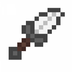 Pixilart - Minecraft Knife by Anonymous