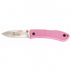 DOZIER FOLDING HUNTER-PINK-SILVER CLIP, STR