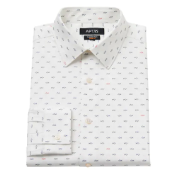 Men\'s Apt. 9® Slim-Fit Premier Flex Collar Stretch Dress Shirt
