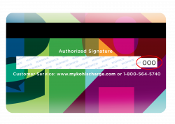 Kohl\'s Charge Security Code Changes