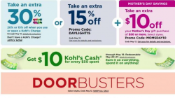 Kohl\'s: New 30% off coupon + $10 off $50 coupon + 20% off ...