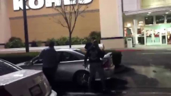 Black Friday Fight 2015 - Loss Prevention officers recover Xbox games from  shoplifter.